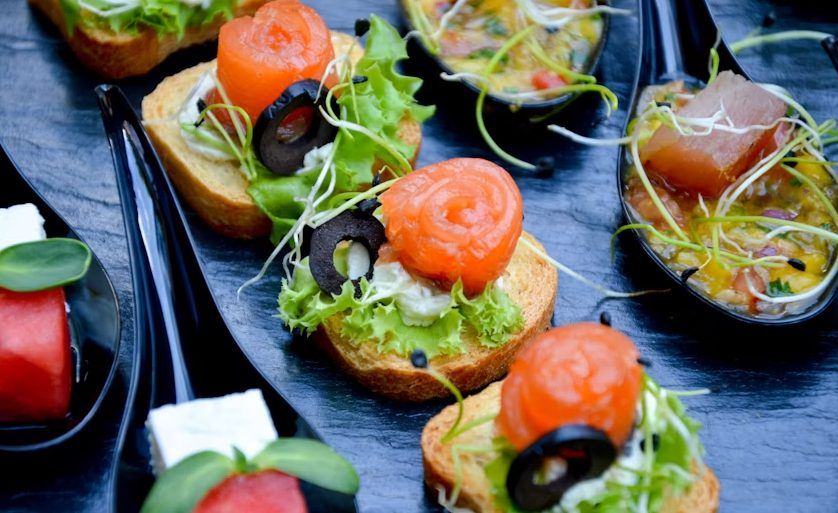 Canapé selection