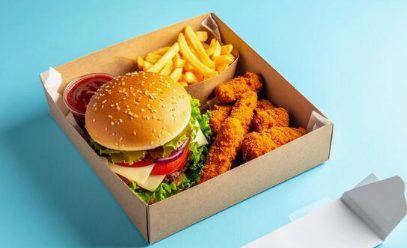 Individually packed boxed meal