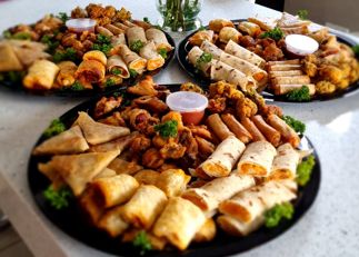 Savoury snack platter